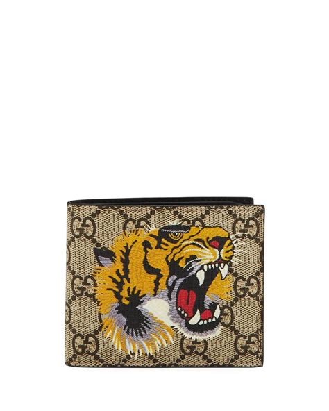 gucci men wallet bee|Gucci men's wallet tiger.